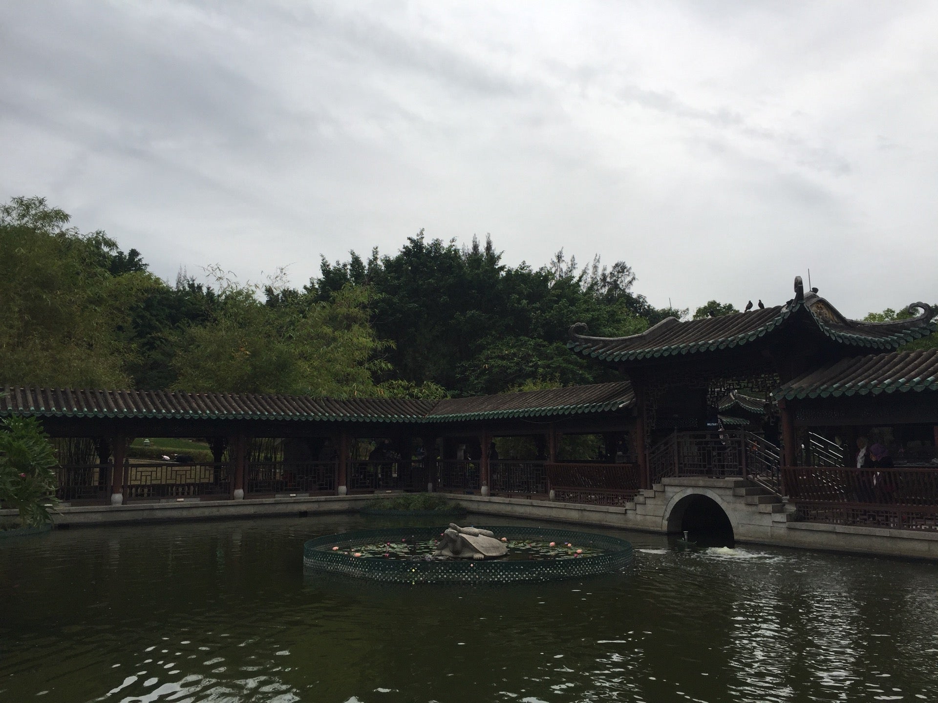 Lingnan Garden in Mong Kok, Hong Kong
