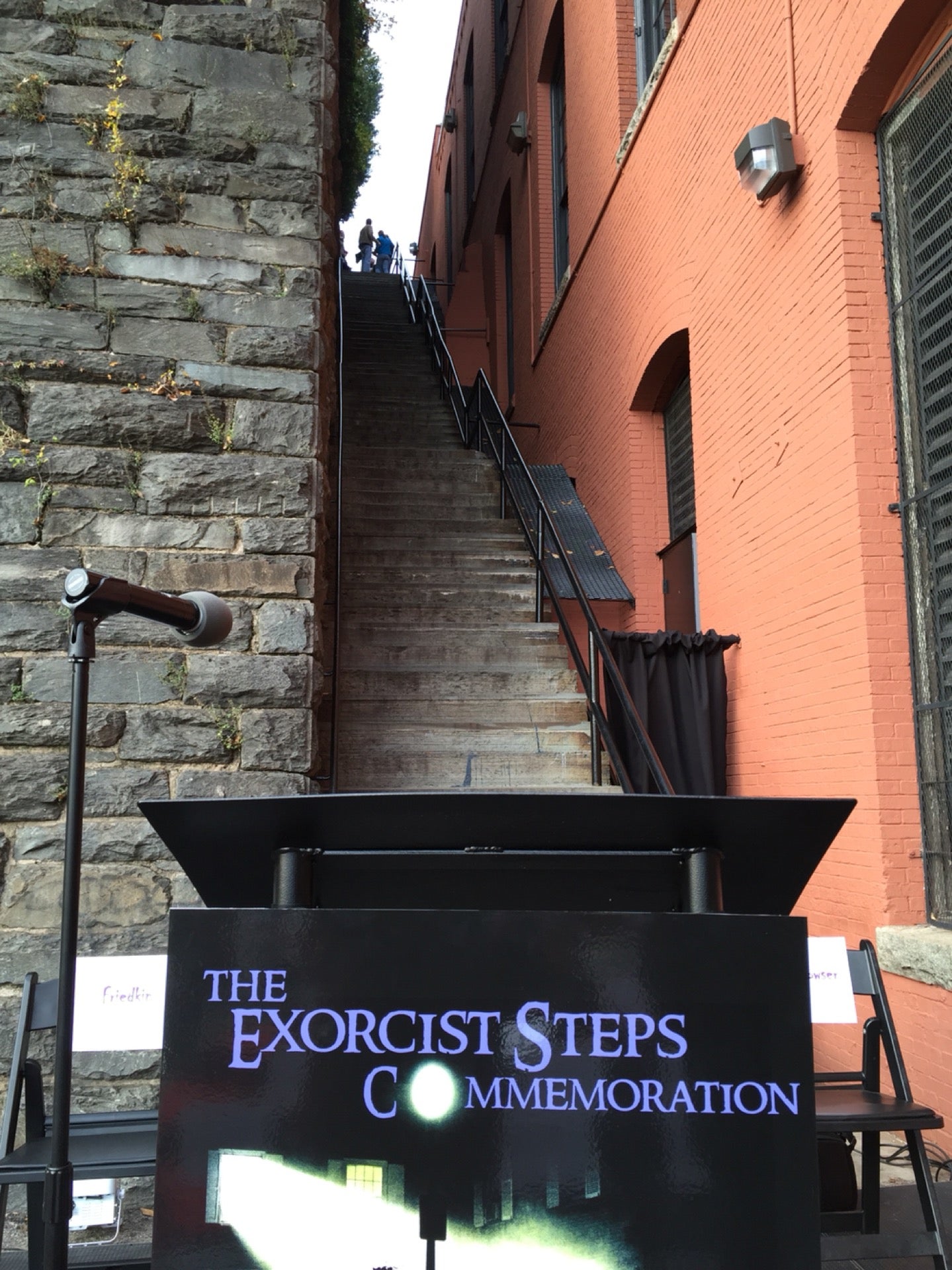 The Exorcist house and steps photo 2