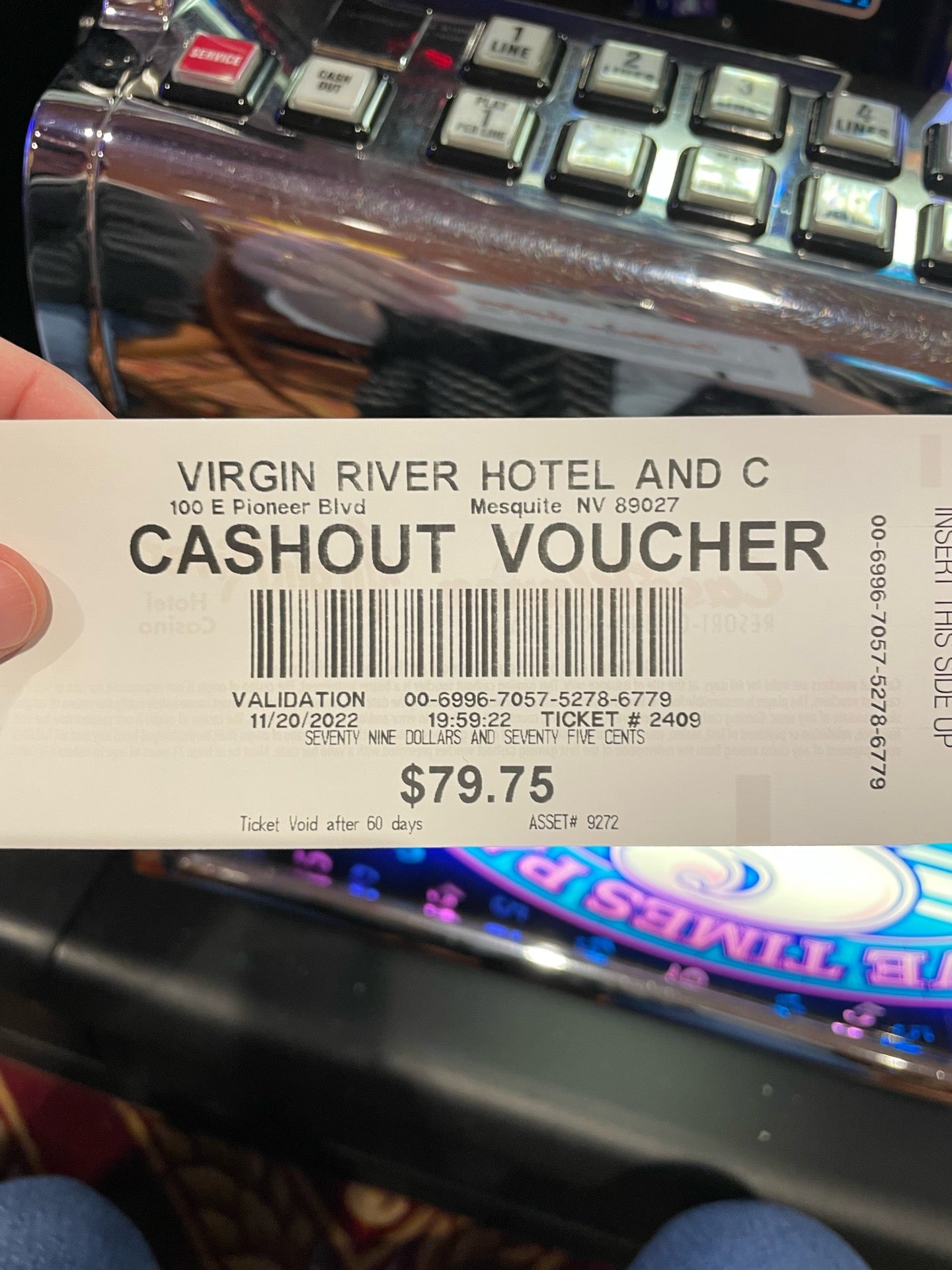 Virgin River Casino Bowling Alley