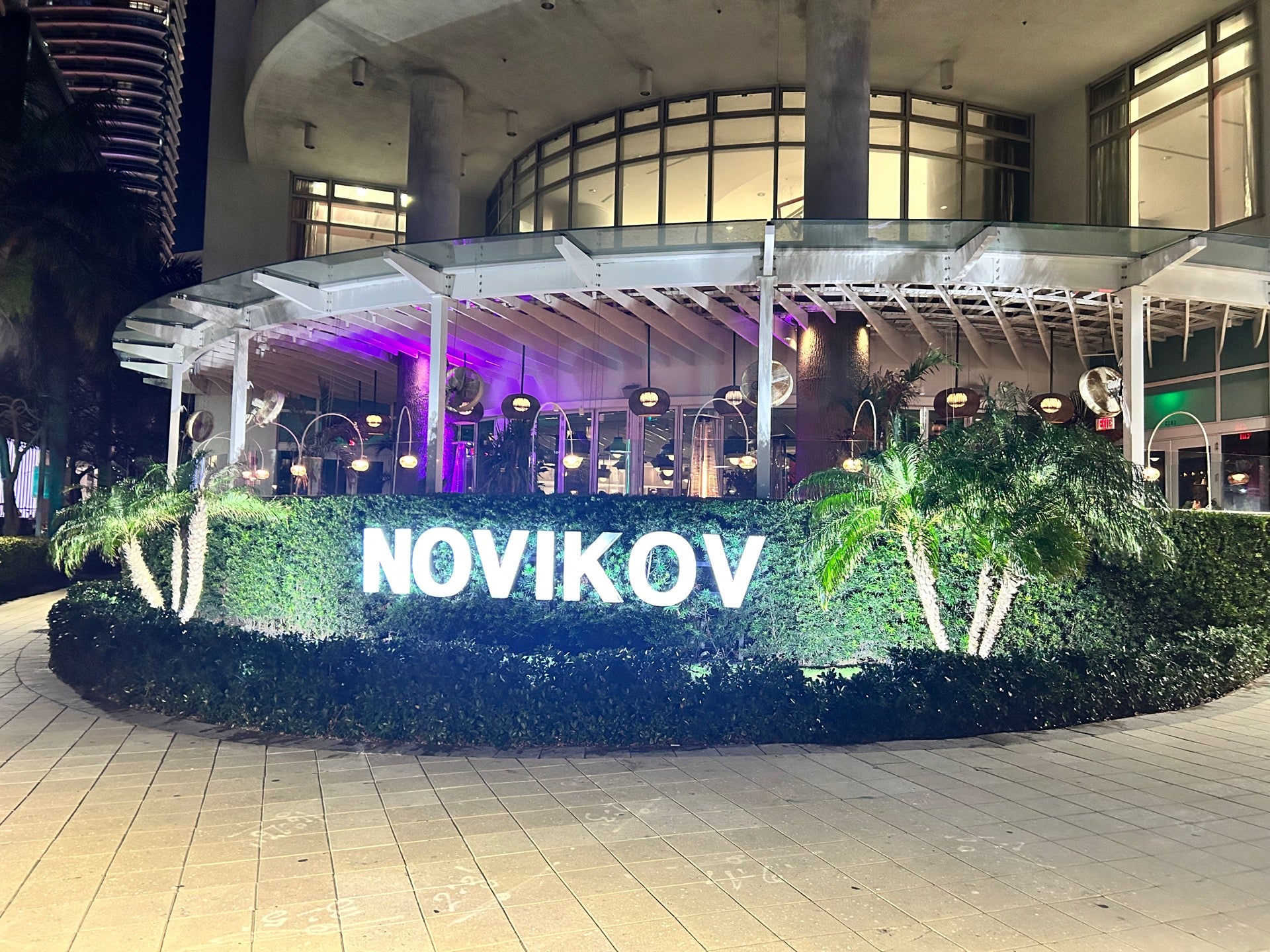 Novikov Miami restaurant in Miami