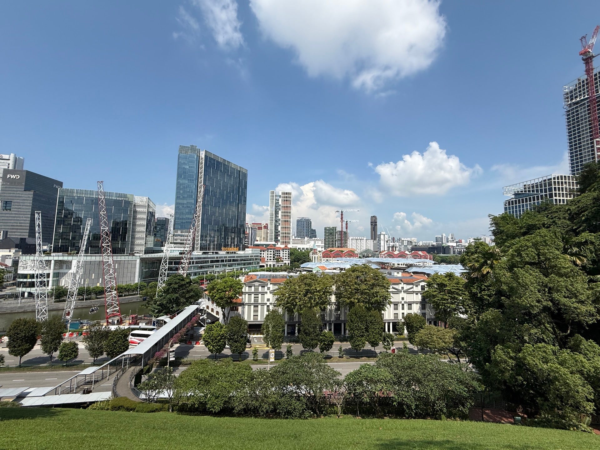 Fort Canning Park in Clarke Quay, Singapore