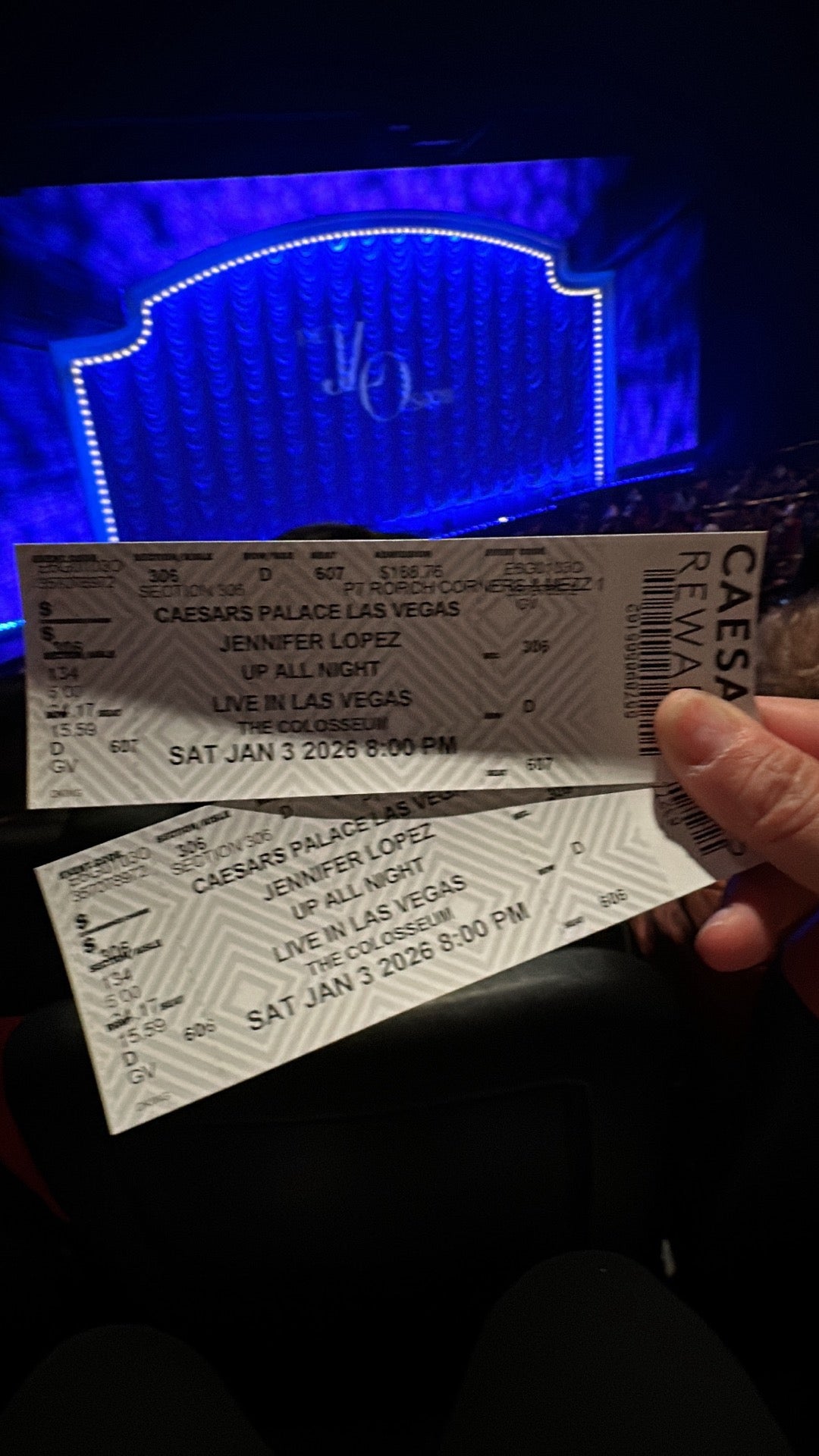 The Colosseum at Caesars Palace