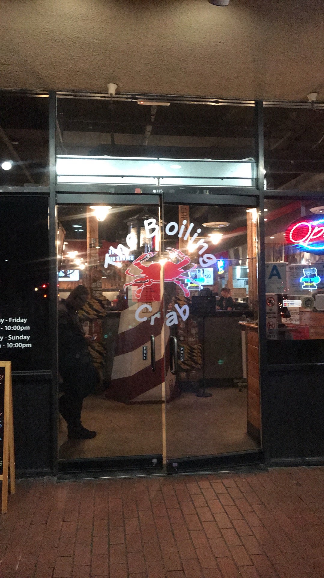 The Boiling Crab restaurant in Los Angeles