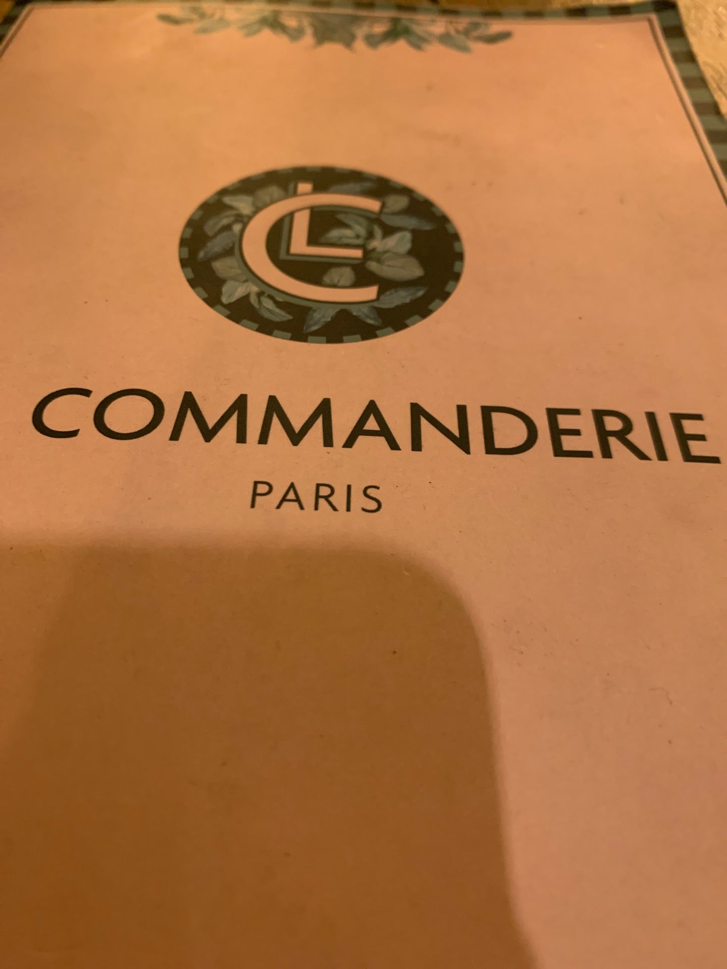 La Commanderie - Paris restaurant