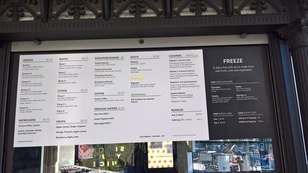 Pressed Juicery, a local business