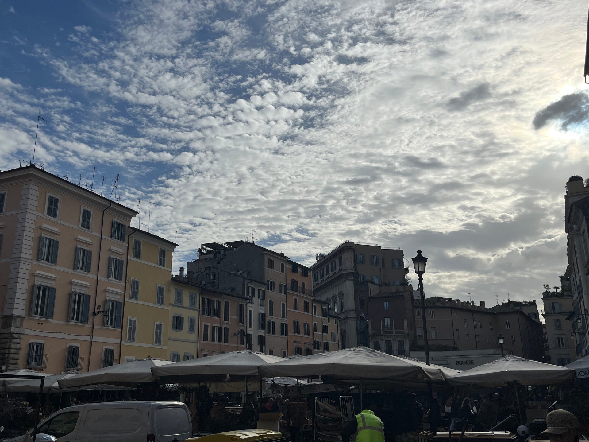 Campo de' Fiori - Rome cafe