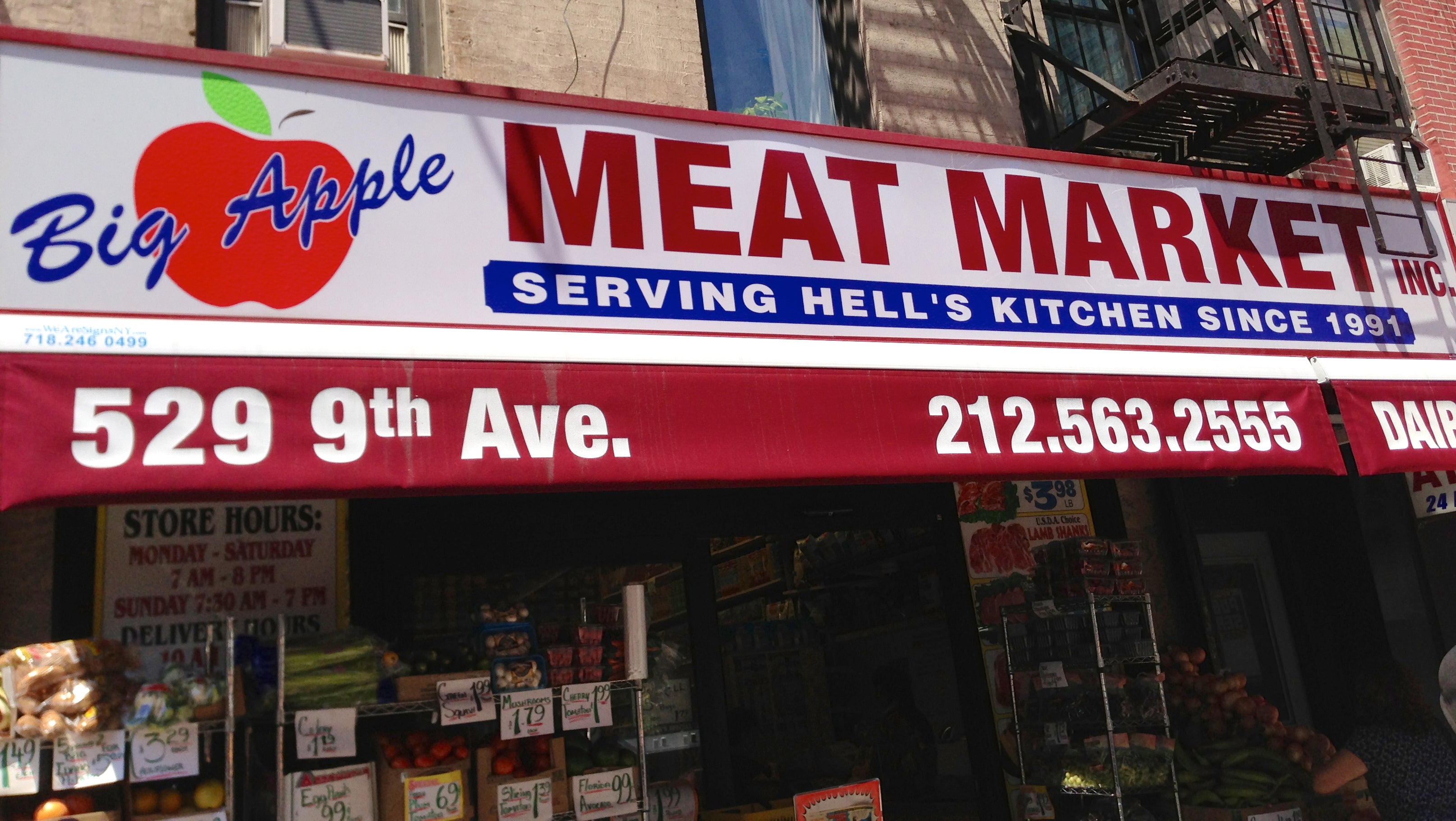 Big Apple Meat Market 529 9th Ave New York