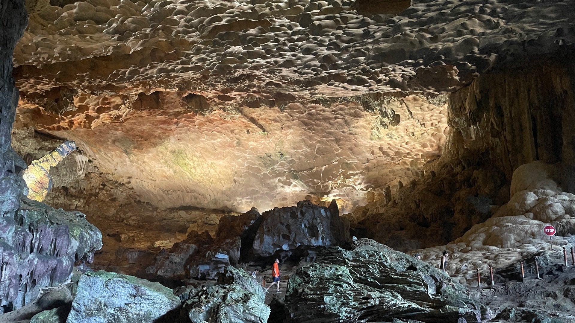 Sung Sot Cave in Ha Long Bay, Vietnam