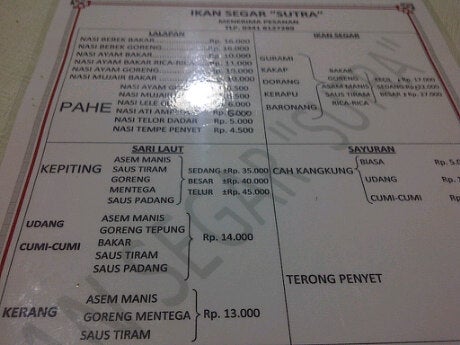 Ikan Segar " Sutra "