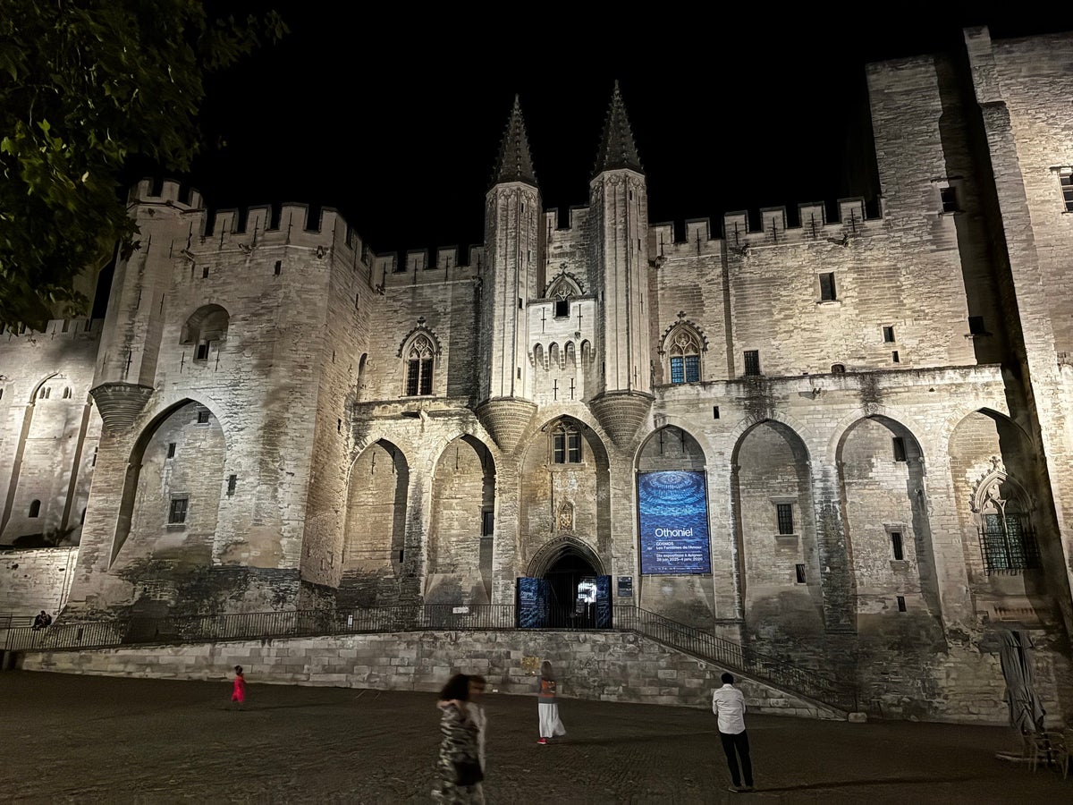 Place du Palais in Avignon, France