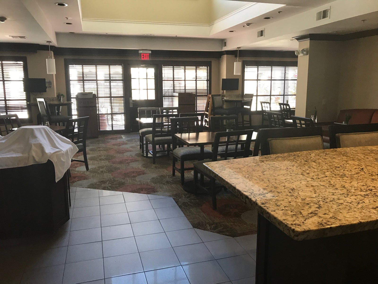 Staybridge breakfast bar