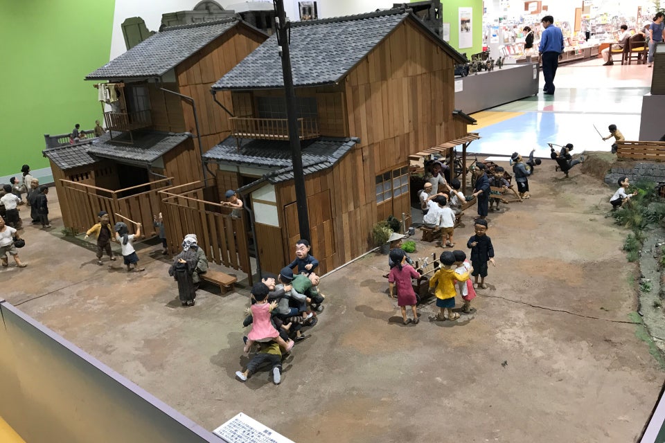 ある港の風景 レジン 漁港ジオラマ