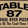 Table 87 Coal Oven Pizza By The Slice