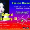 Spring Massage Lawrenceville